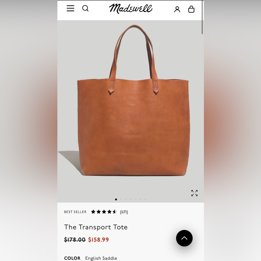 Madewell - Transport Tote - English Saddle